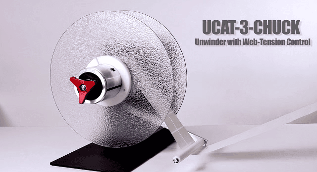 Label Unwinder Machine | UCAT-3-Chuck Unwinder with Web-Tension Control