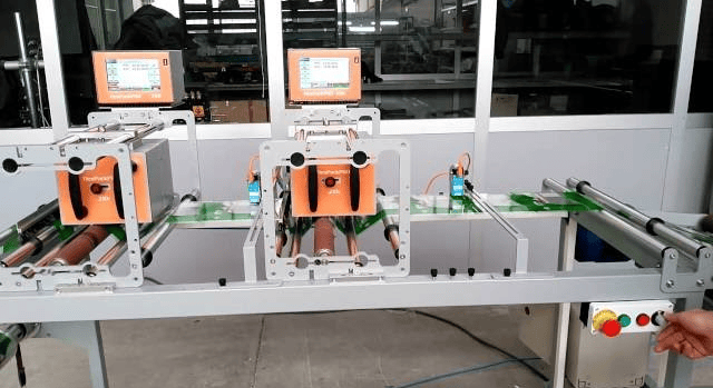 FlexPackPRO TTO Coders on Flexible Packaging Unwind/Rewind System