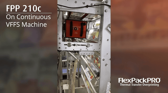 FlexPackPRO 210c on Continuous VFFS Machine